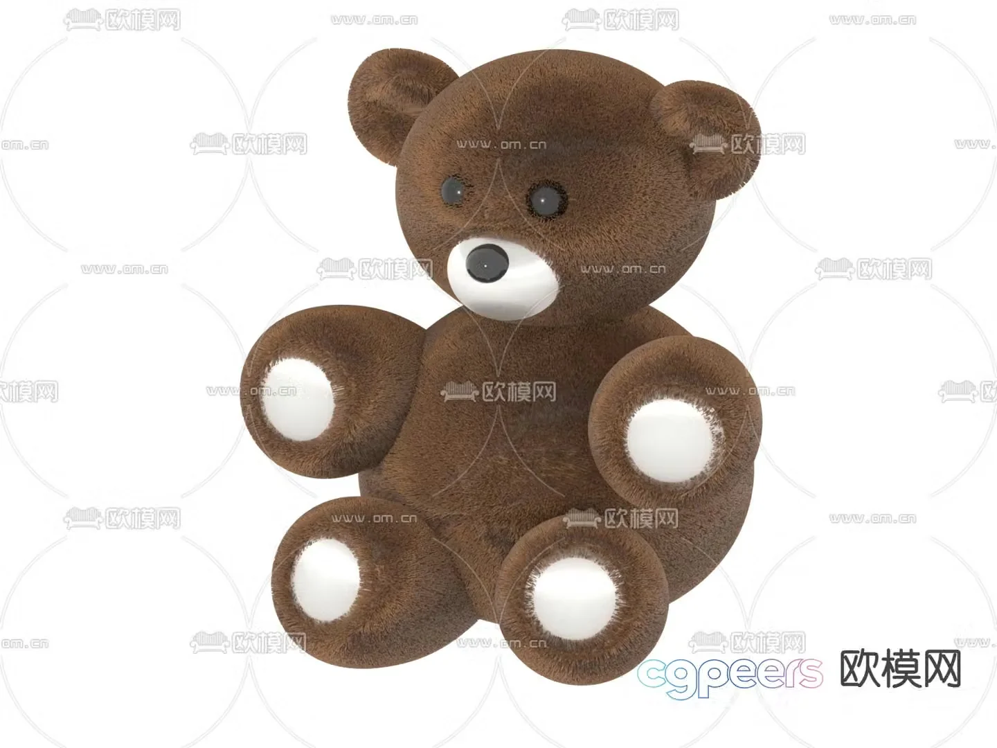 teddy bear stuffed toy teddy bear 3d model