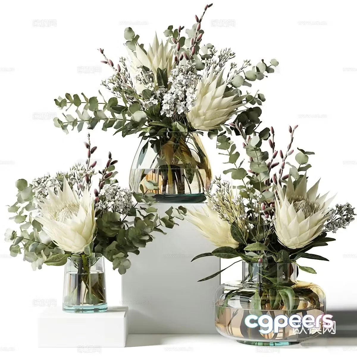 Flower art 3d model