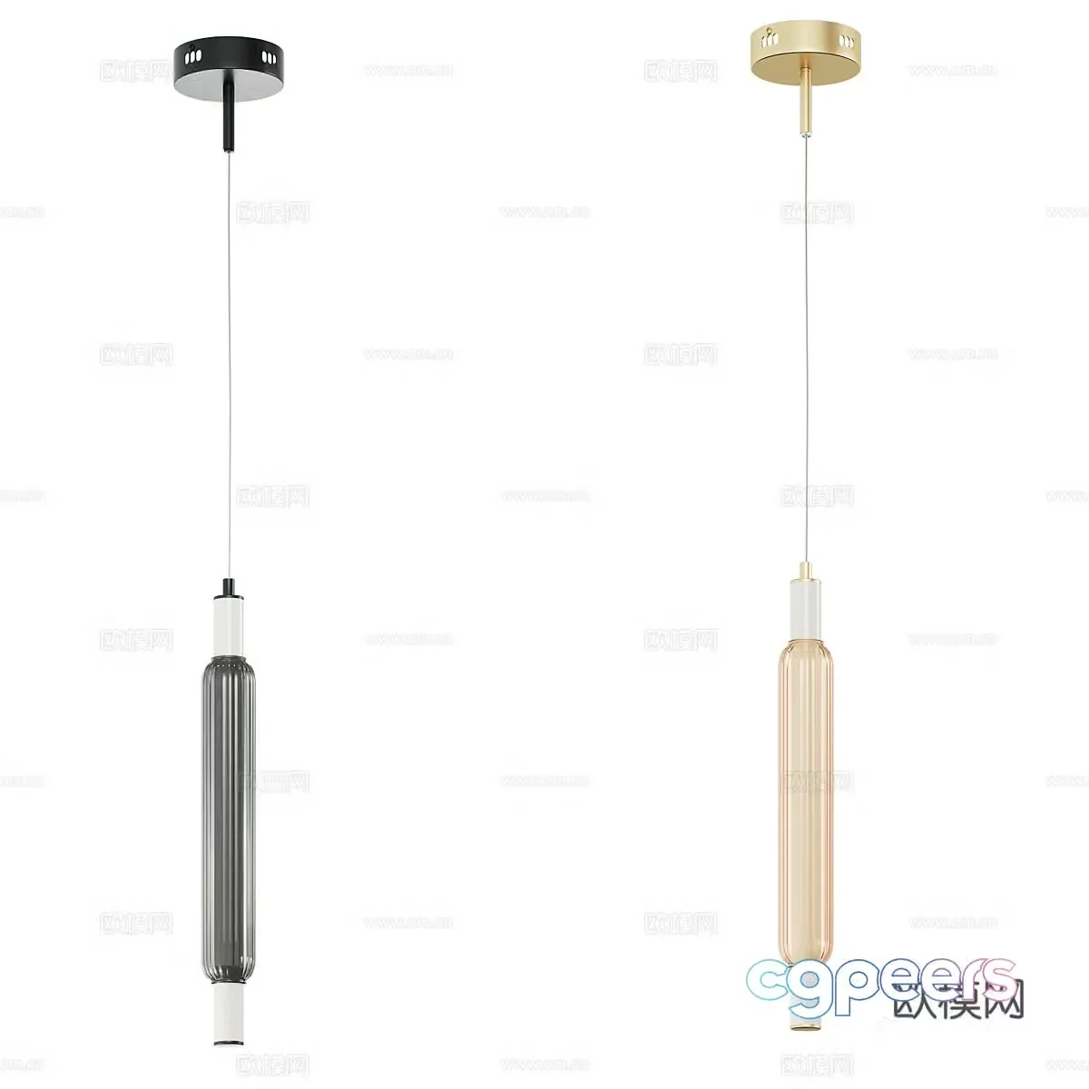 Modern simple chandeliers chandeliers simple chandeliers dining chandeliers living room chandeliers lamps 3D model