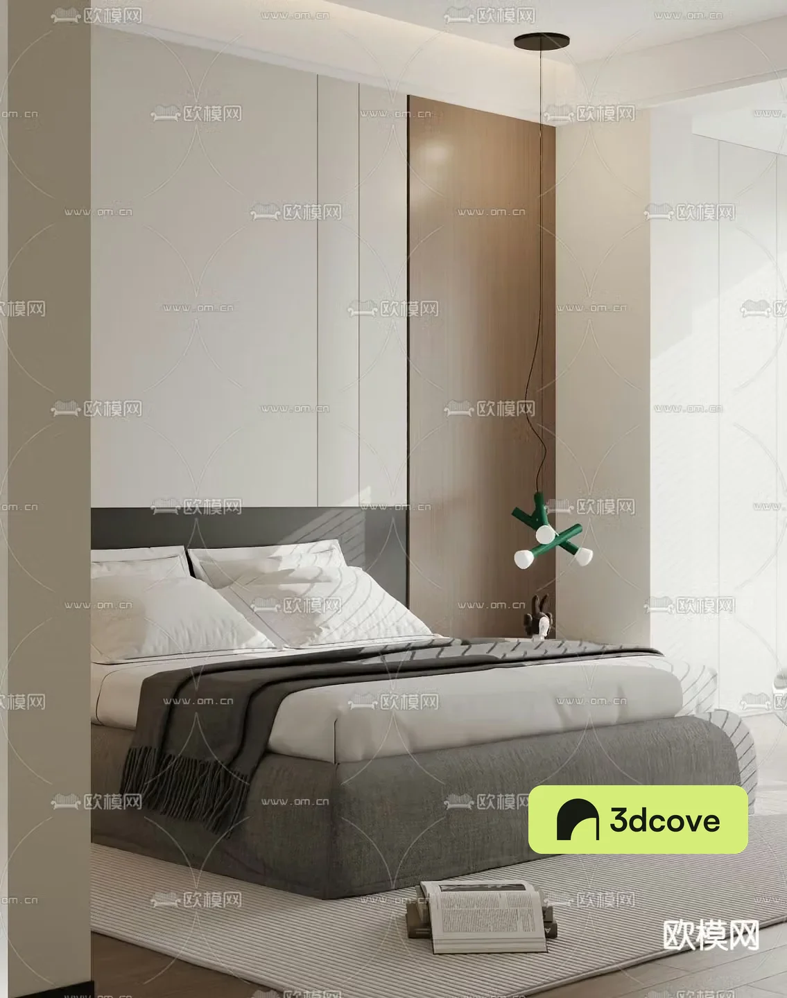 Modern double bed