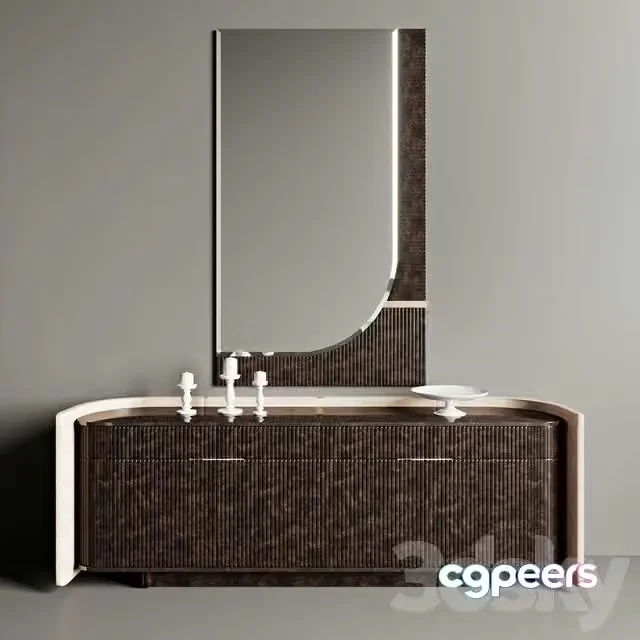 3ds Max Free – Chest and mirror Turri Eclipse