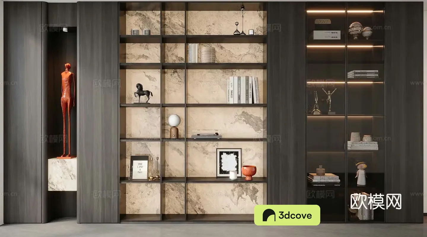 Italian bookcase