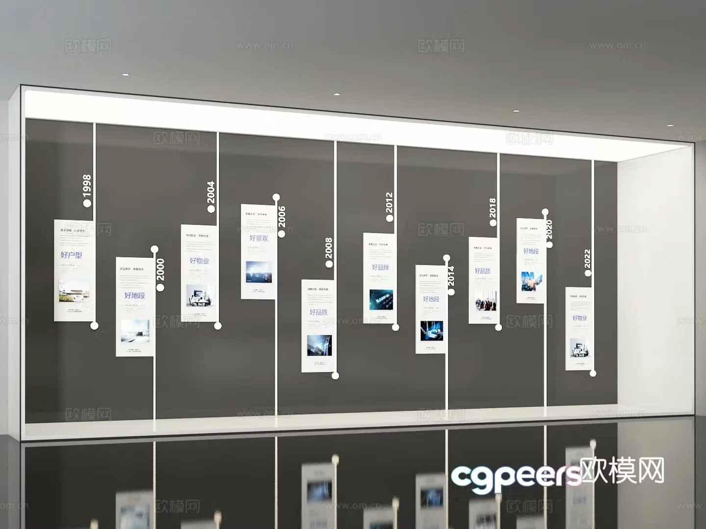 Exhibition hall 3d model
