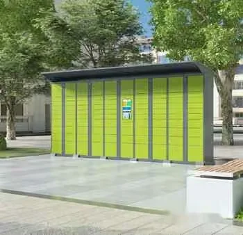 Green Storage Locker 3D Model – 11390 – VRAY Render