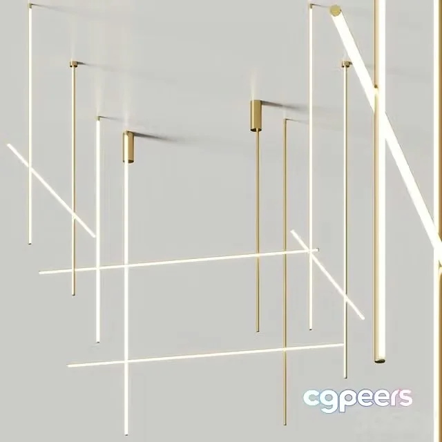 3ds Max Free – Flos Coordinates Module C2 Ceiling Lamps
