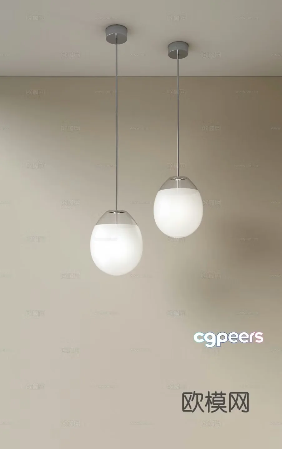 Modern chandelier restaurant chandelier bar chandelier 3d model