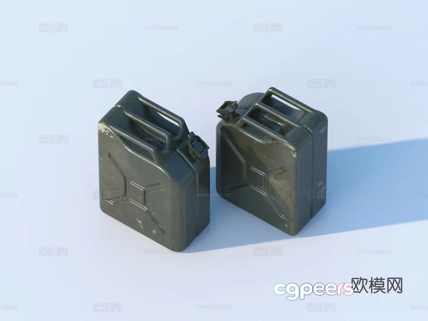 Oil tank Iron tank Iron barrel Oil tank 3d model