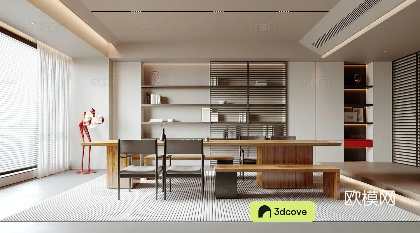 Modern tea room