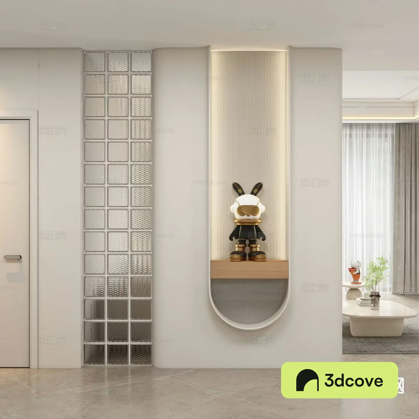 Modern entrance hall