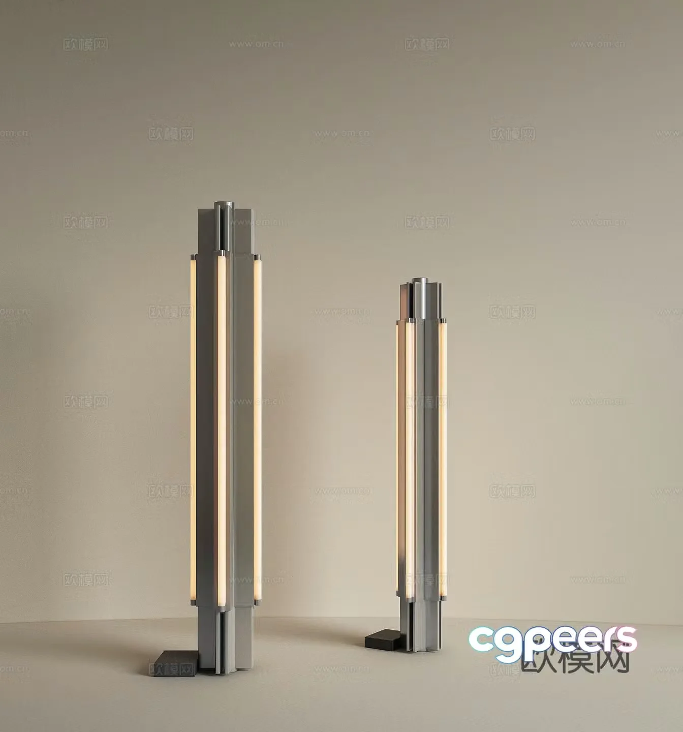 Industrial style floor lamp metal floor lamp living room floor lamp study room floor lamp creative floor lamp 3D model