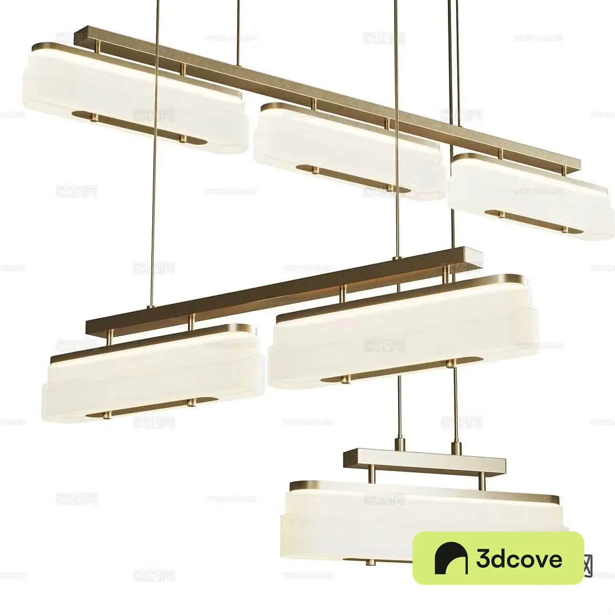 Light luxury chandelier hall chandelier