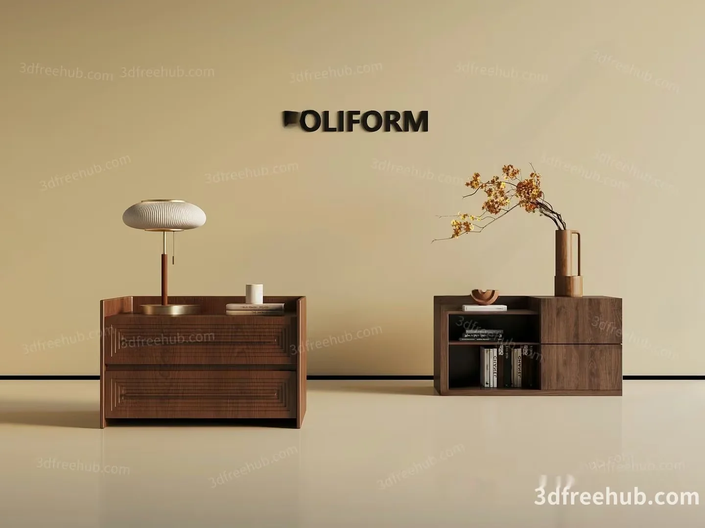 Modern Living Room 3D Model – 18507 – VRAY Render