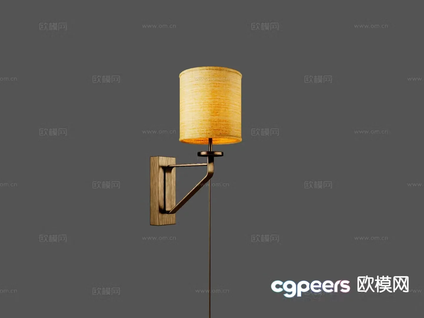 Wabi-sabi wall lamp 3d model