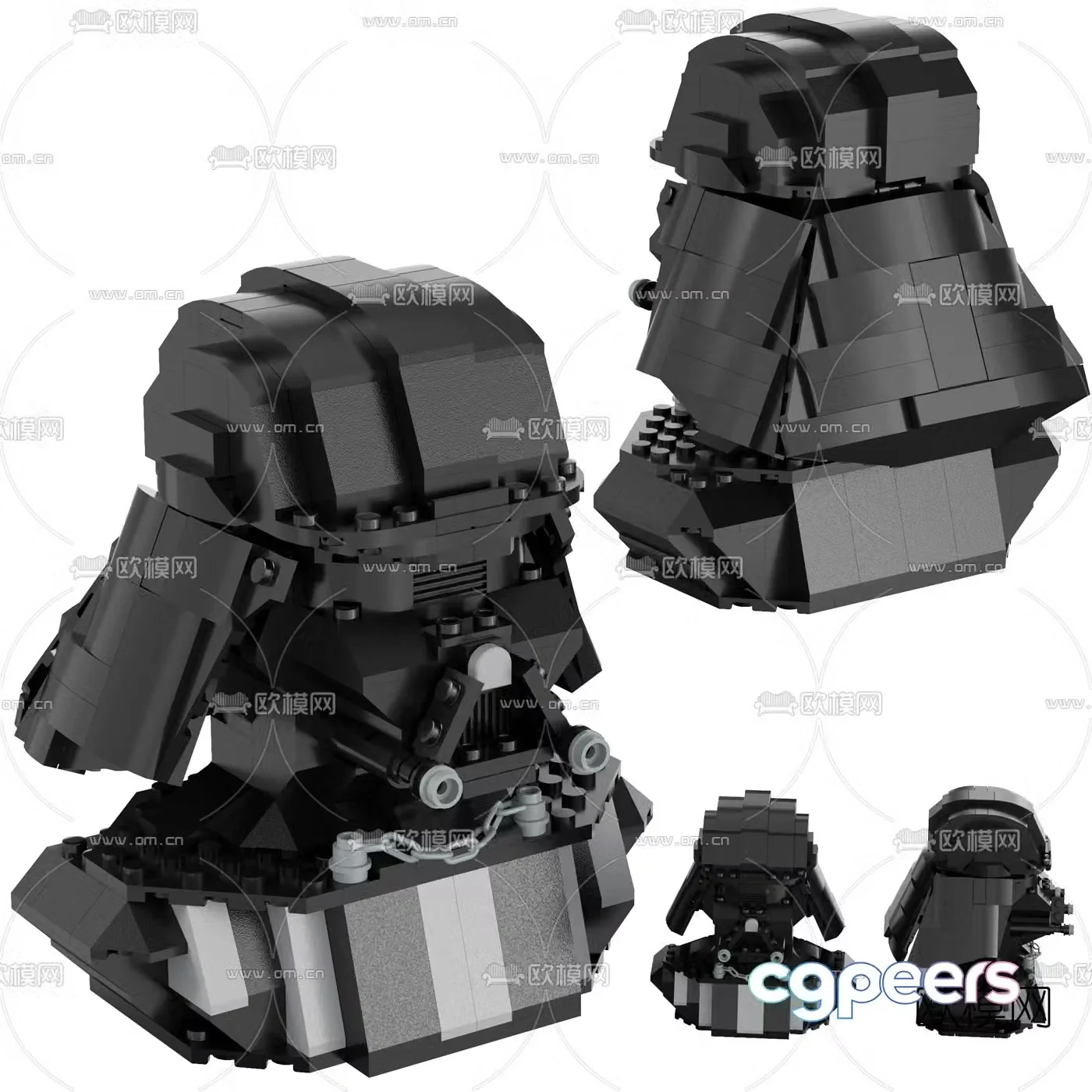 Modern Star Wars toys 3d model
