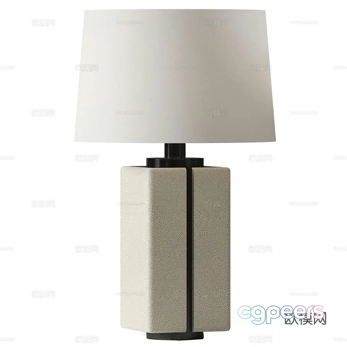 Modern Canister desk lamp 3d model