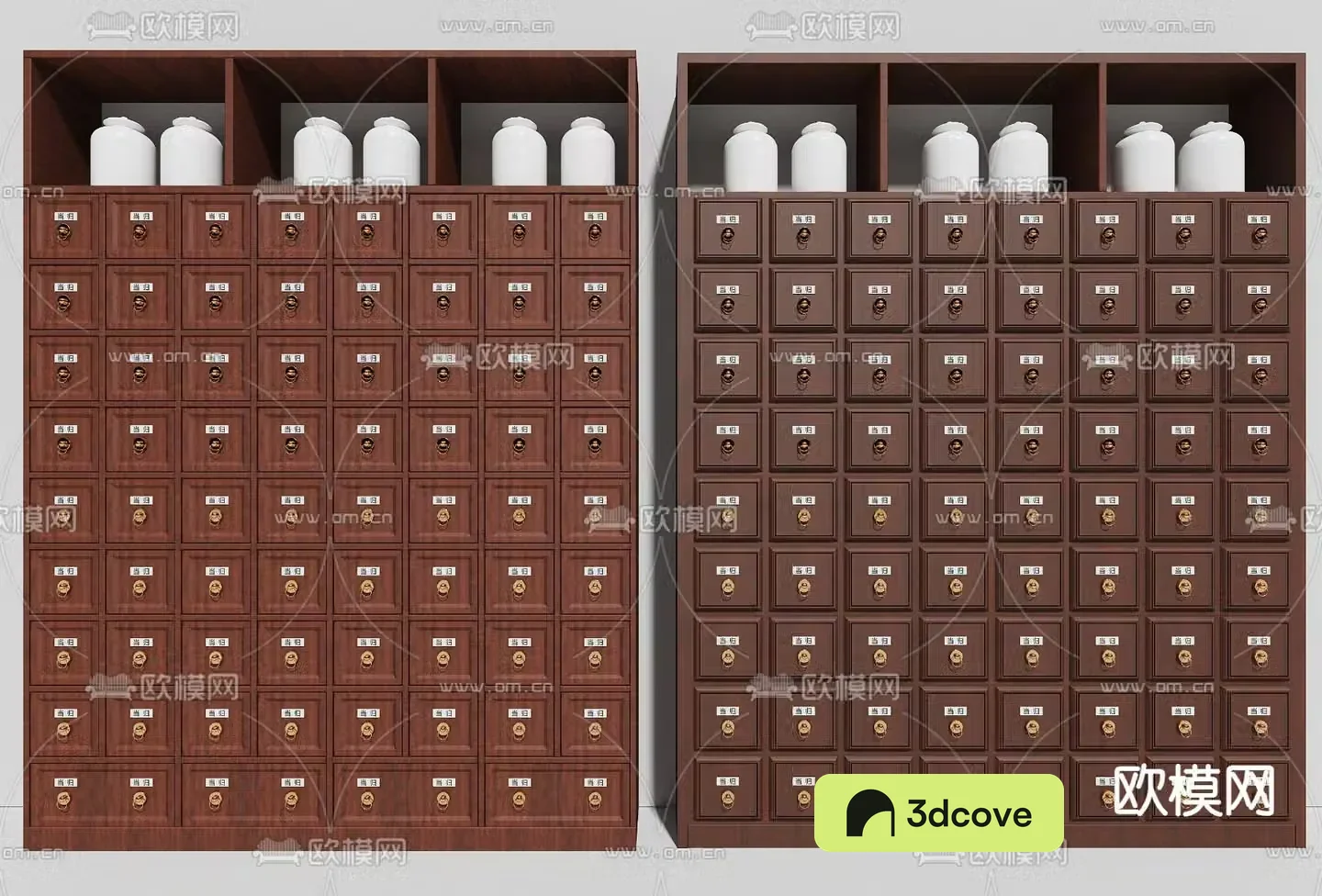 Traditional Chinese medicine cabinet
