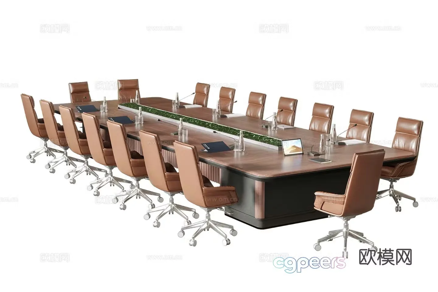 Modern conference table conference table 3d model