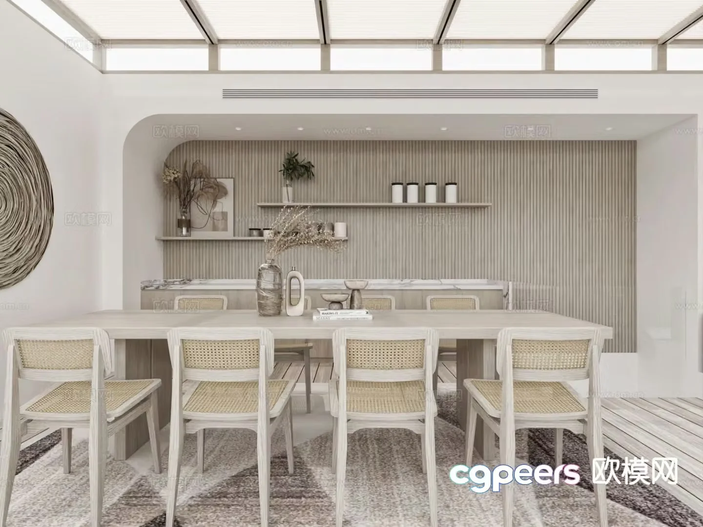 Wabi Sabi restaurant 3d model