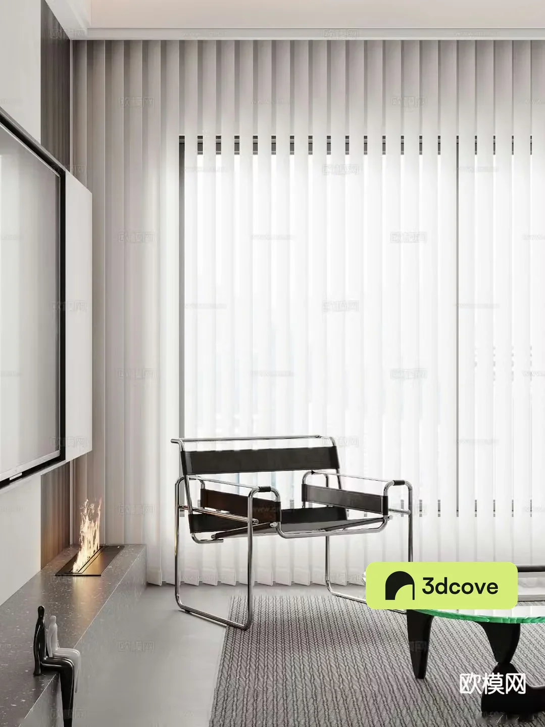 Leather chair lounge chair