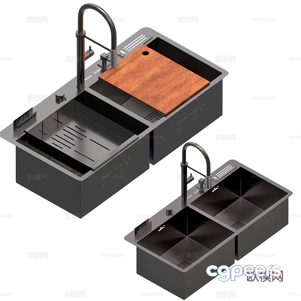 3D model of washing basin