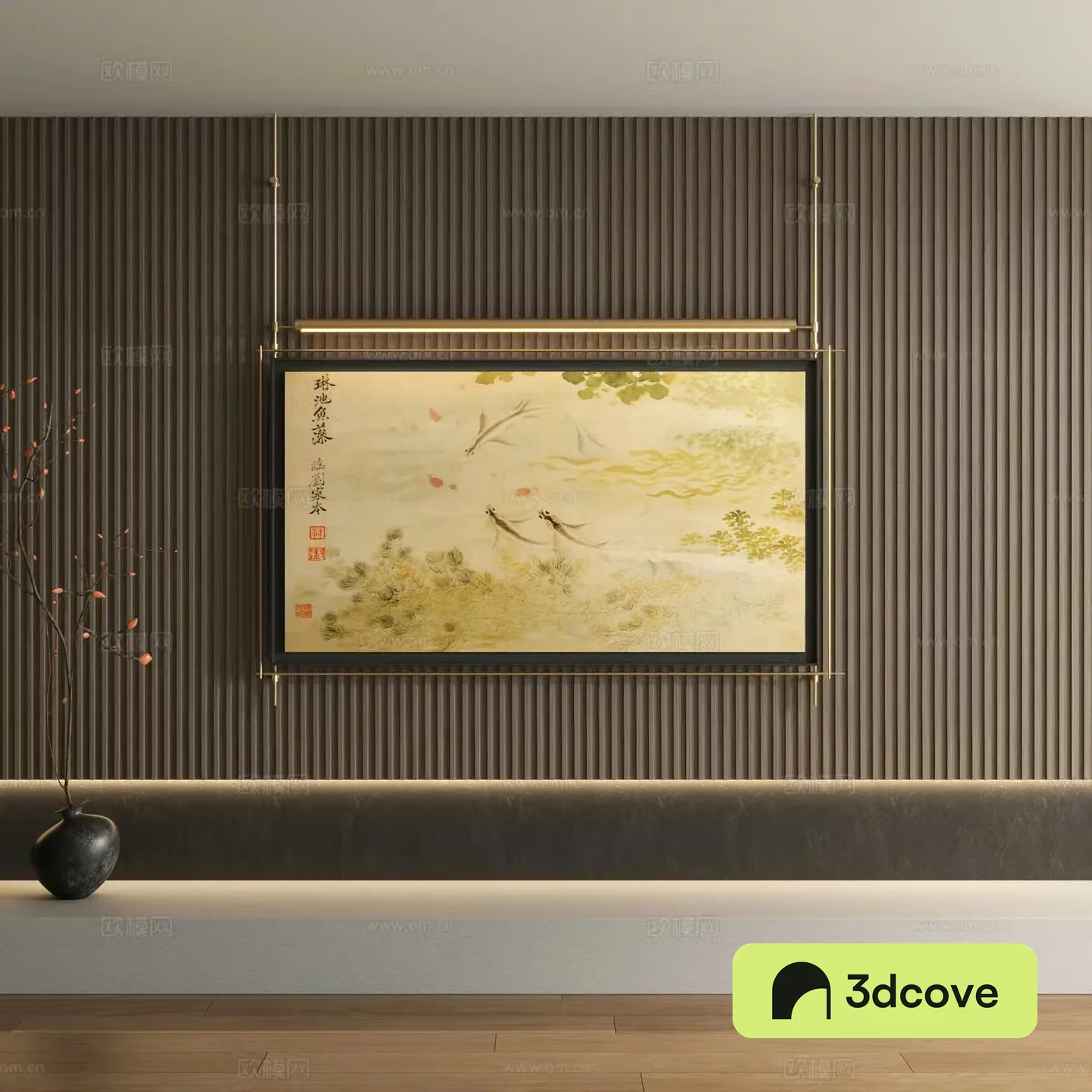 New Chinese style retro hanging painting decorative painting