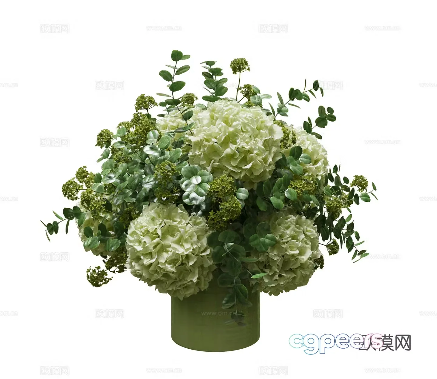 Modern vase ornament 3d model