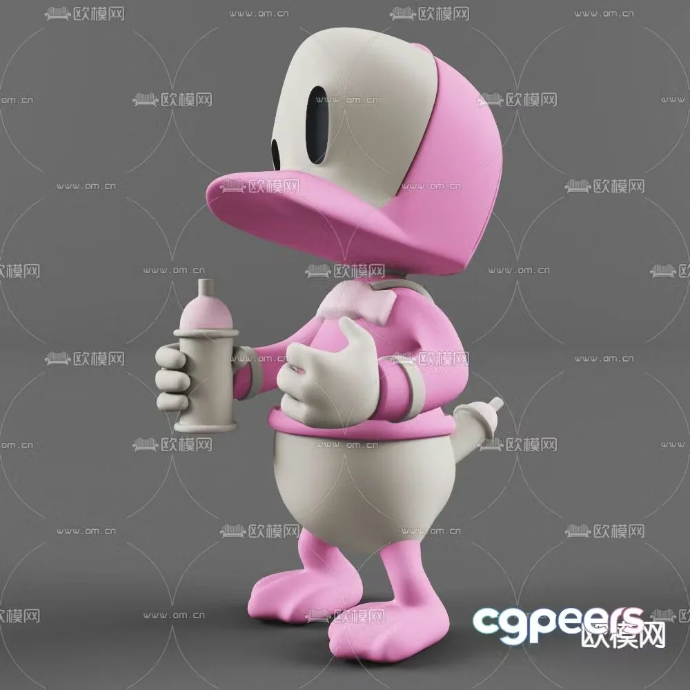 Donald Duck toy 3d model