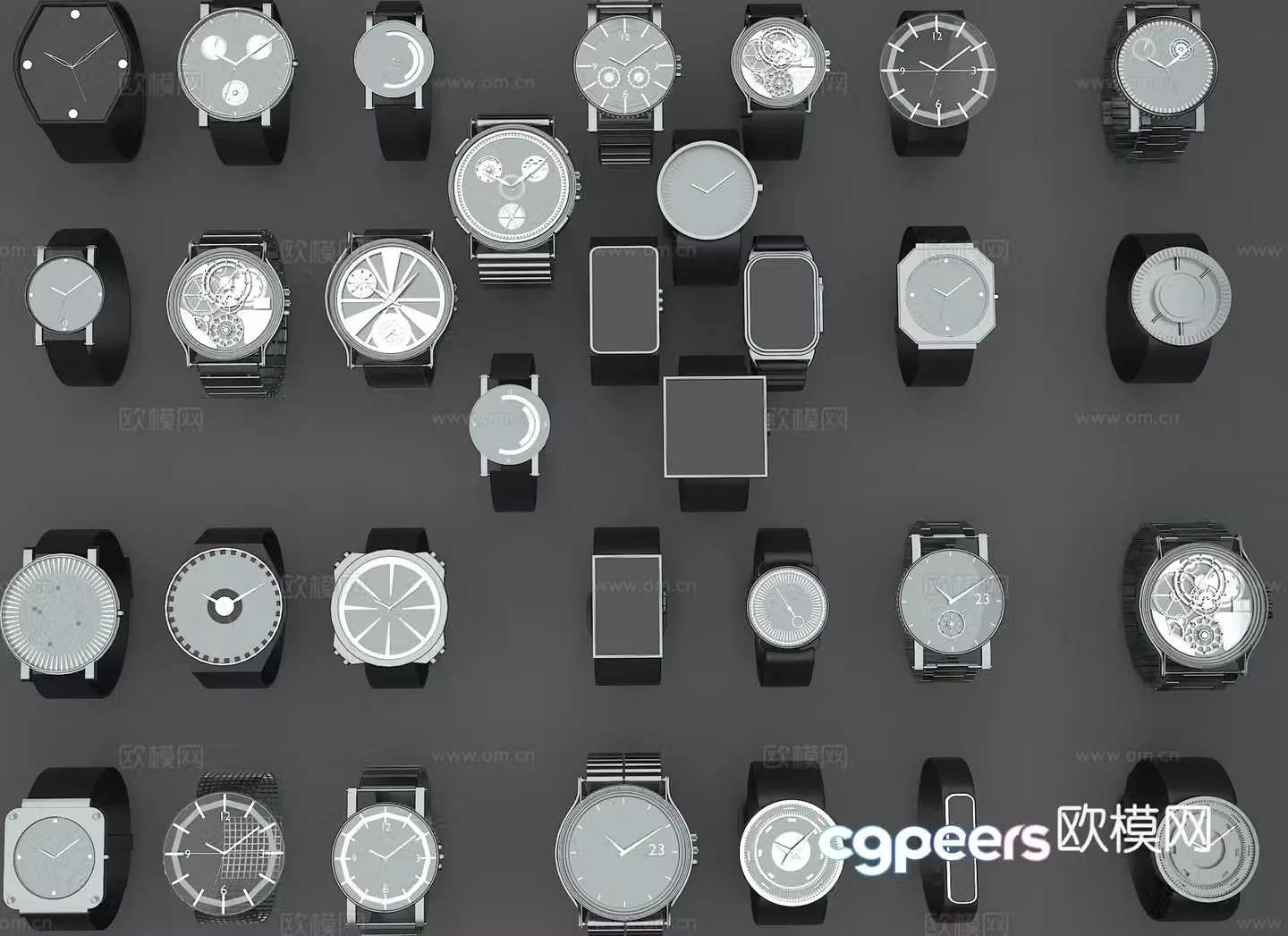 Watch Mechanical Watch Quartz Watch Electronic Watch Solar Watch Diving Watch 3D Model