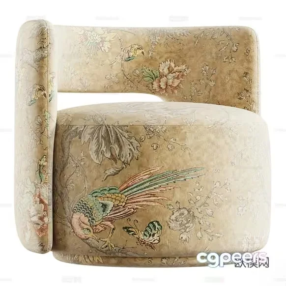A Bird-Printed Chair 3D Model – 16144 – CORONA Render
