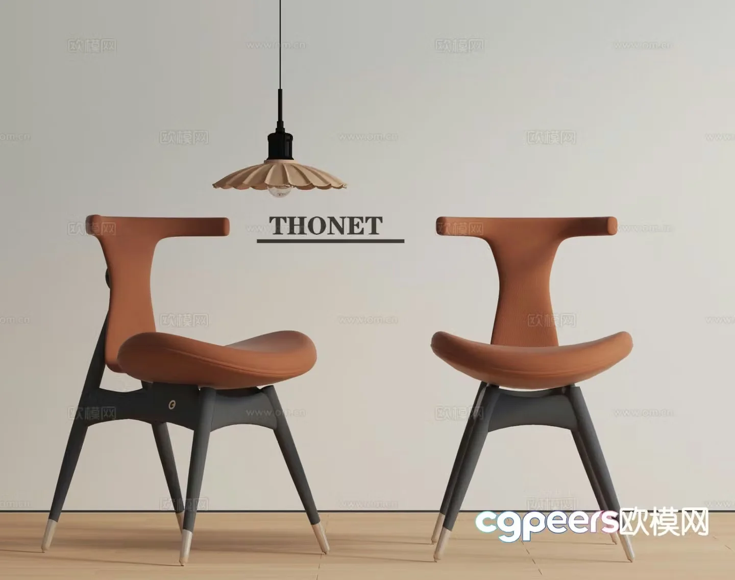 Medieval style chair dining chair su model