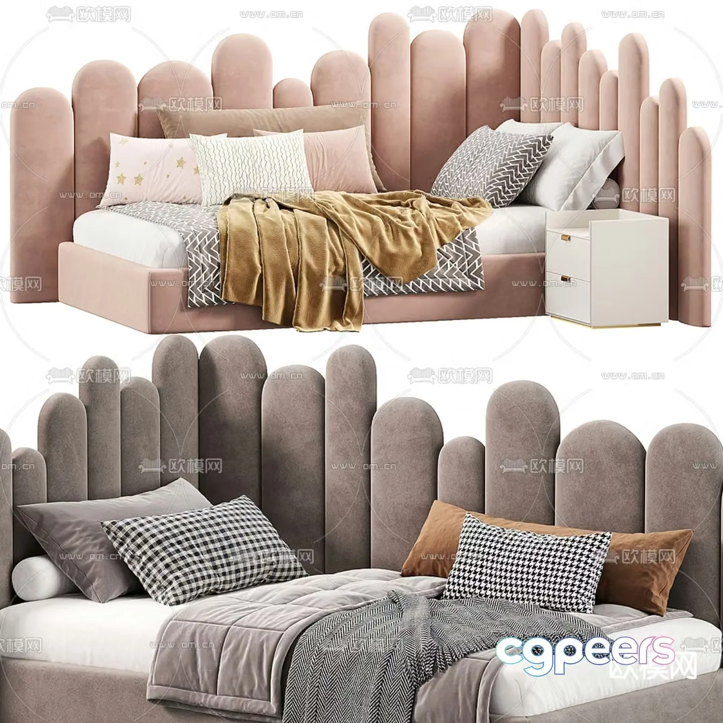 Children’s bed sofa bed 3d model