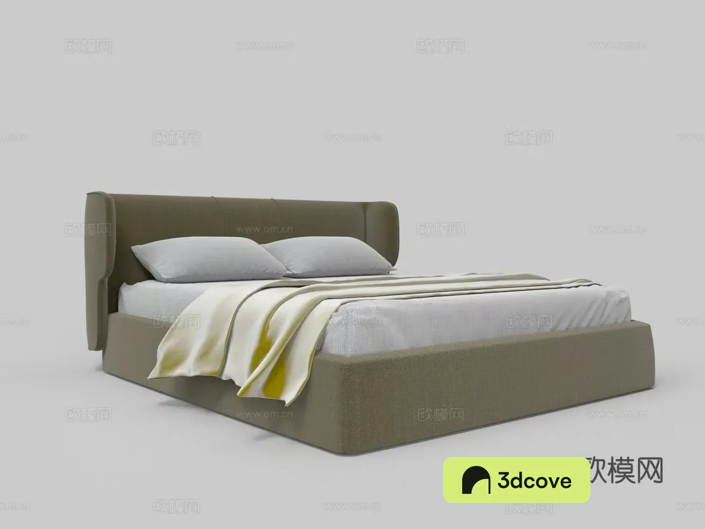 Modern double bed