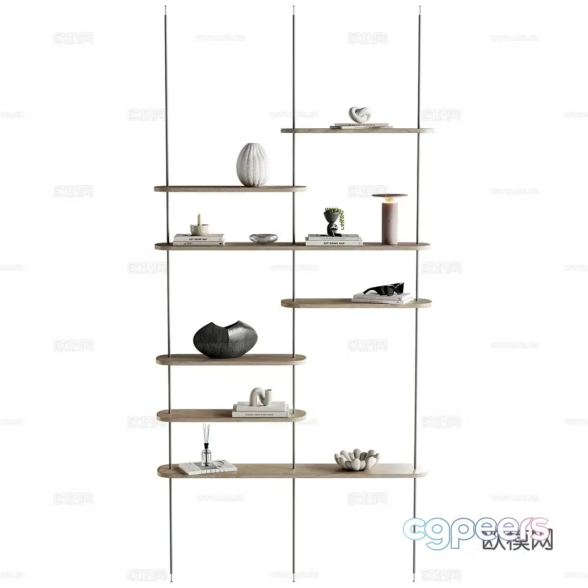 Minimalist rack Simple rack Display rack Display rack Decorative rack Display rack Ornament 3D model