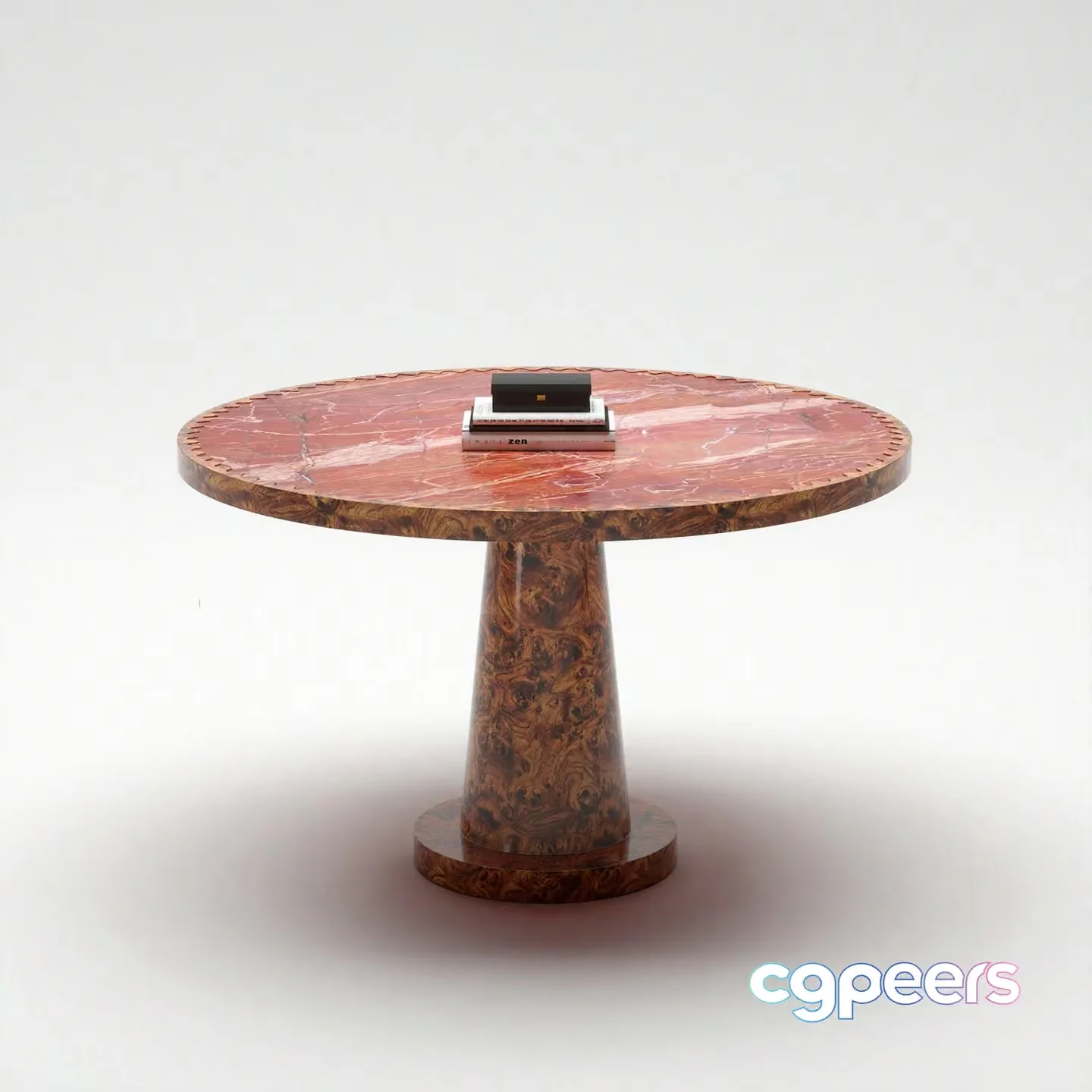 A Small Round Table 3D Model – 20309 – CORONA Render
