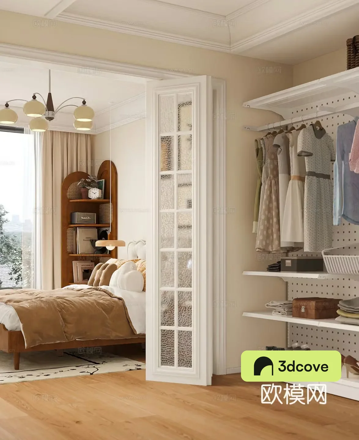 Medium style children’s room 3D model
