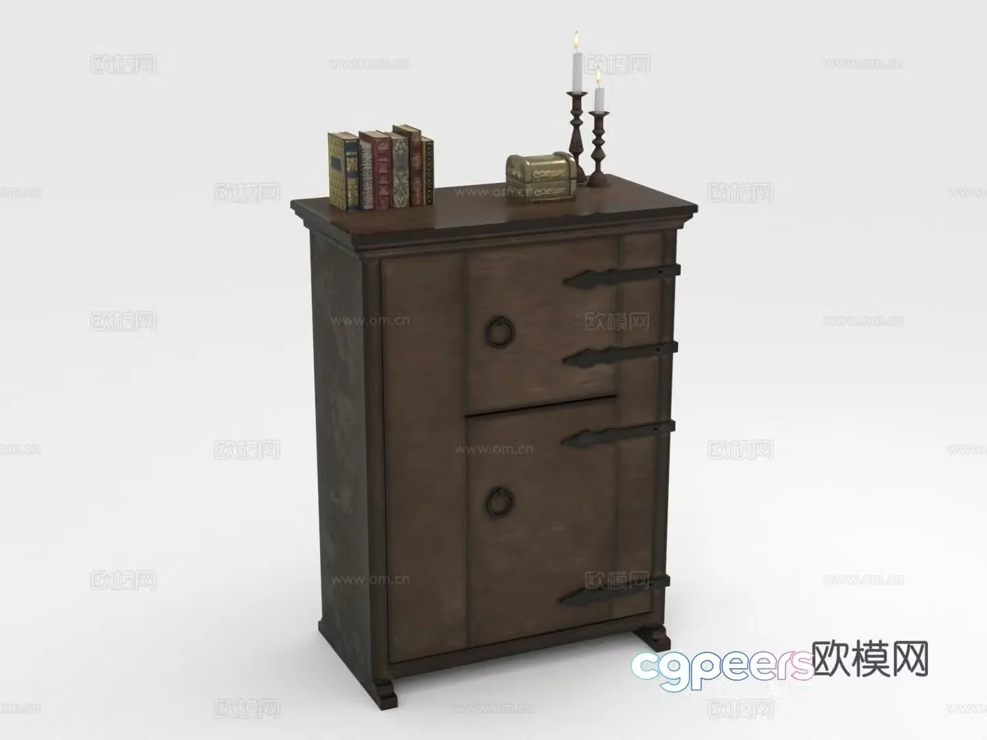 Cabinet Wooden Cabinet Storage Cabinet Low Cabinet 3D Model