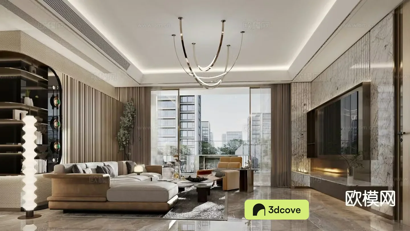Light luxury restaurant