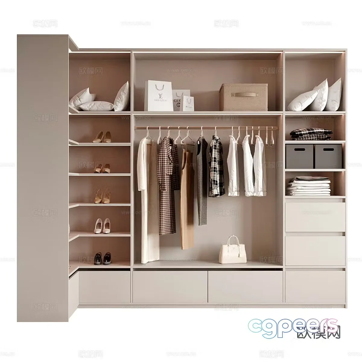 Side cabinet 3D model