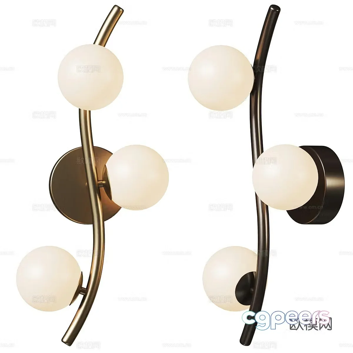 Light luxury wall lamp Art wall lamp Creative wall lamp Leisure wall lamp Children’s wall lamp Model wall lamp 3D model