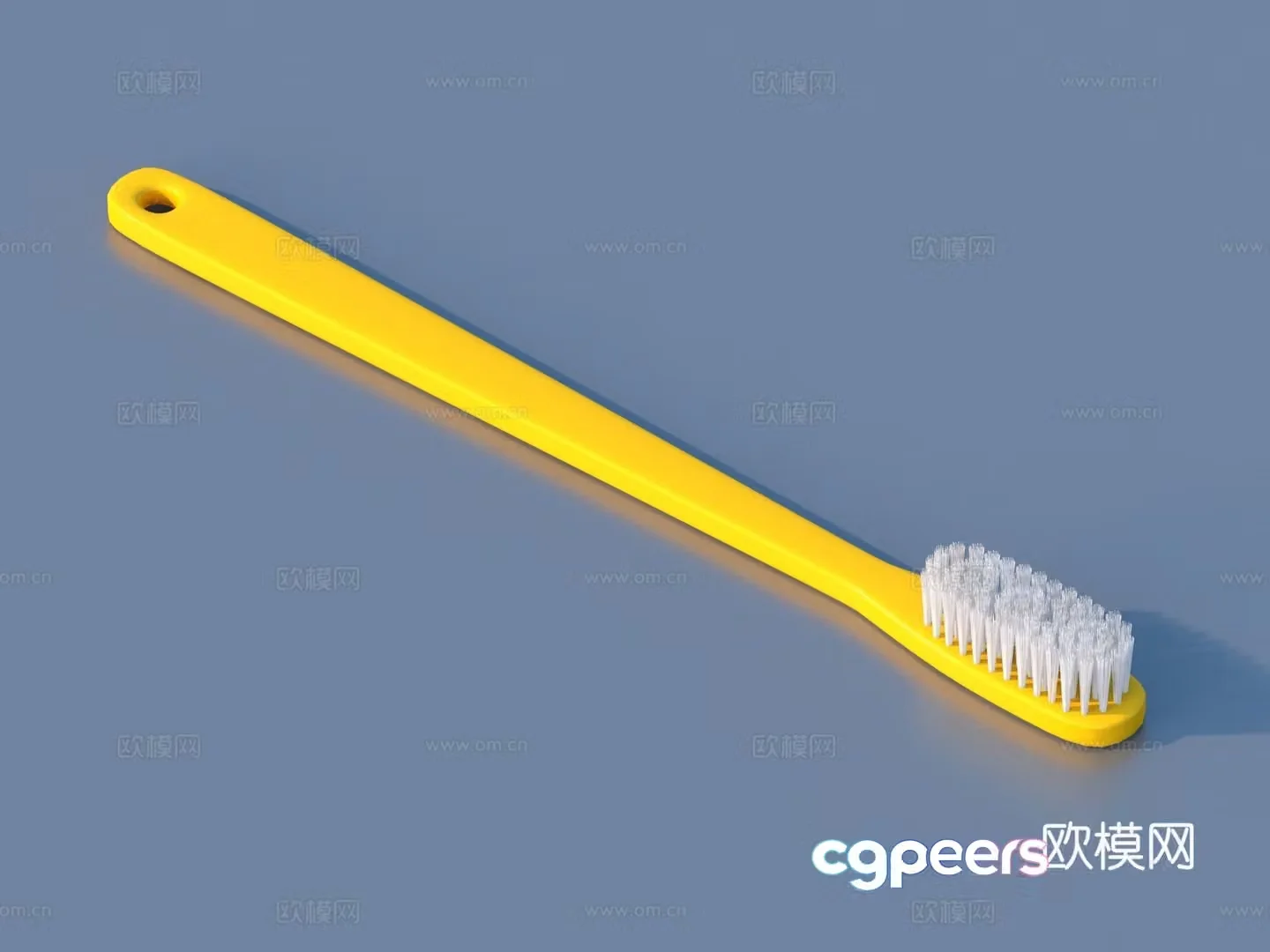 Toothbrush Cleaning Supplies 3D Model