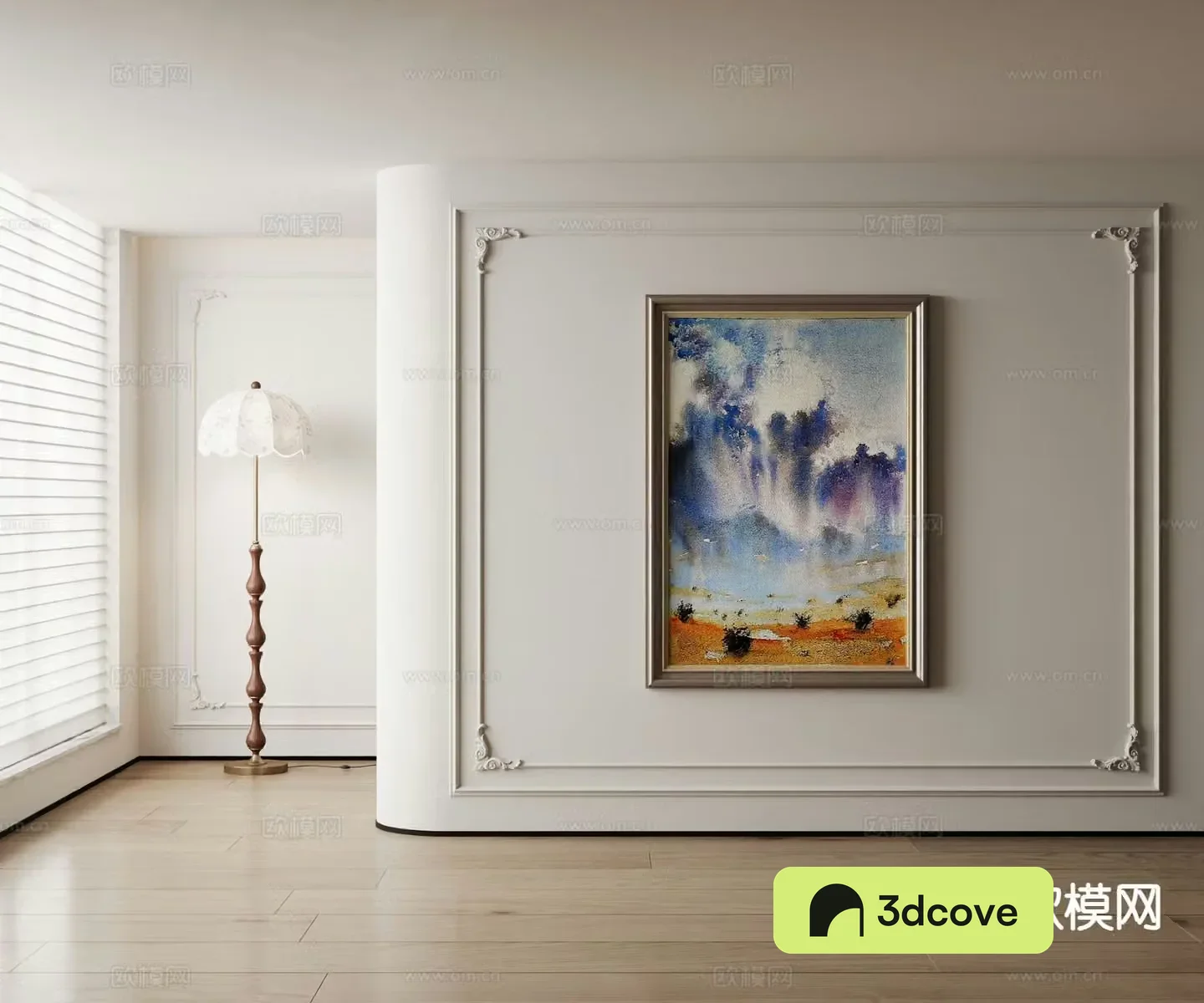 American decorative painting landscape oil painting
