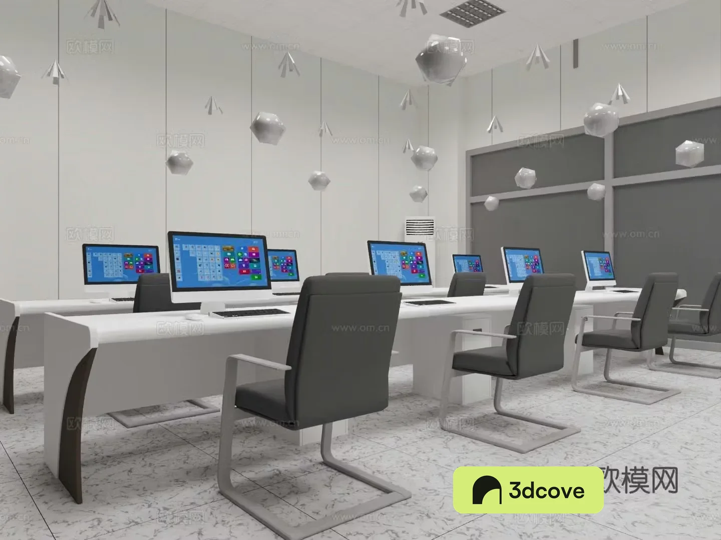 modern office area