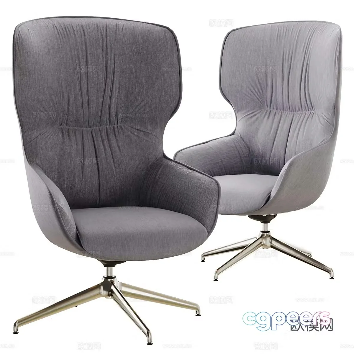 Modern office chair 3D model