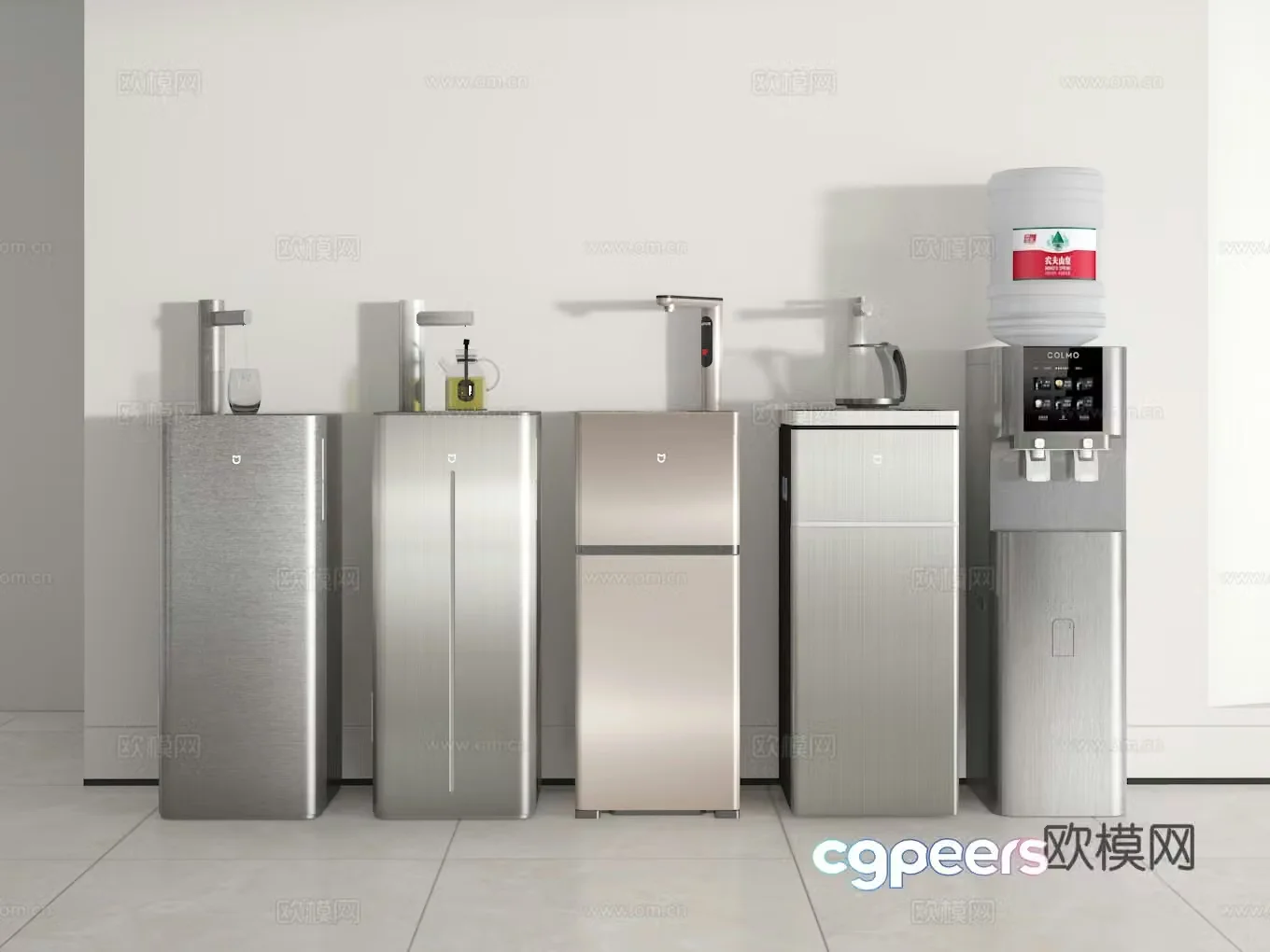 Water dispenser 3d model