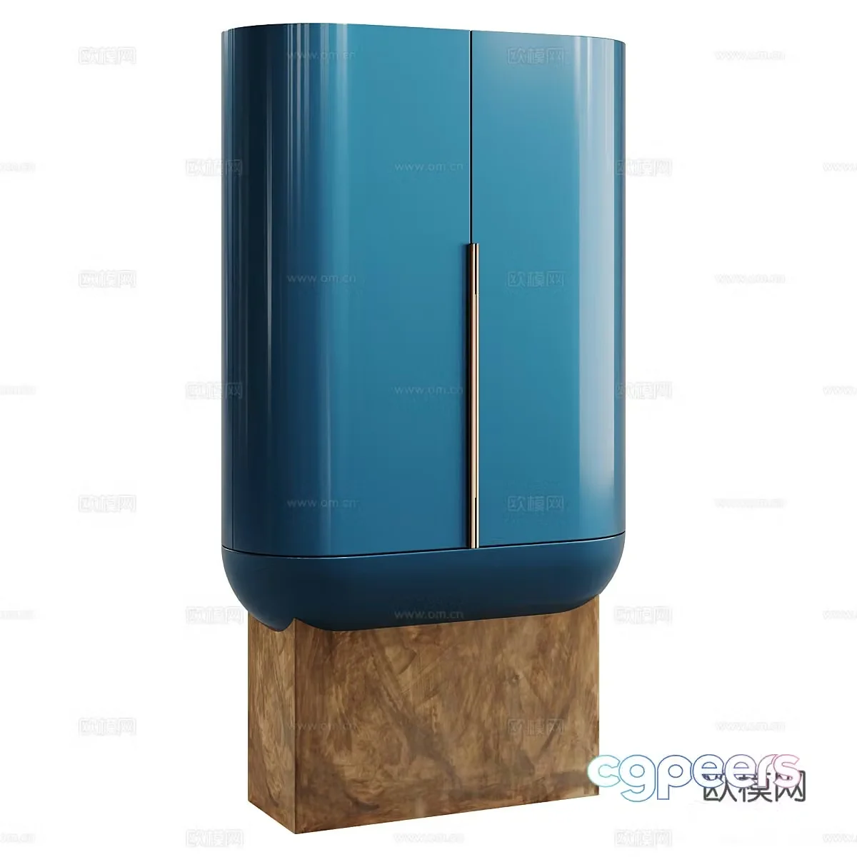 Modern Italian light luxury decorative sideboard wine cabinet high cabinet 3D model