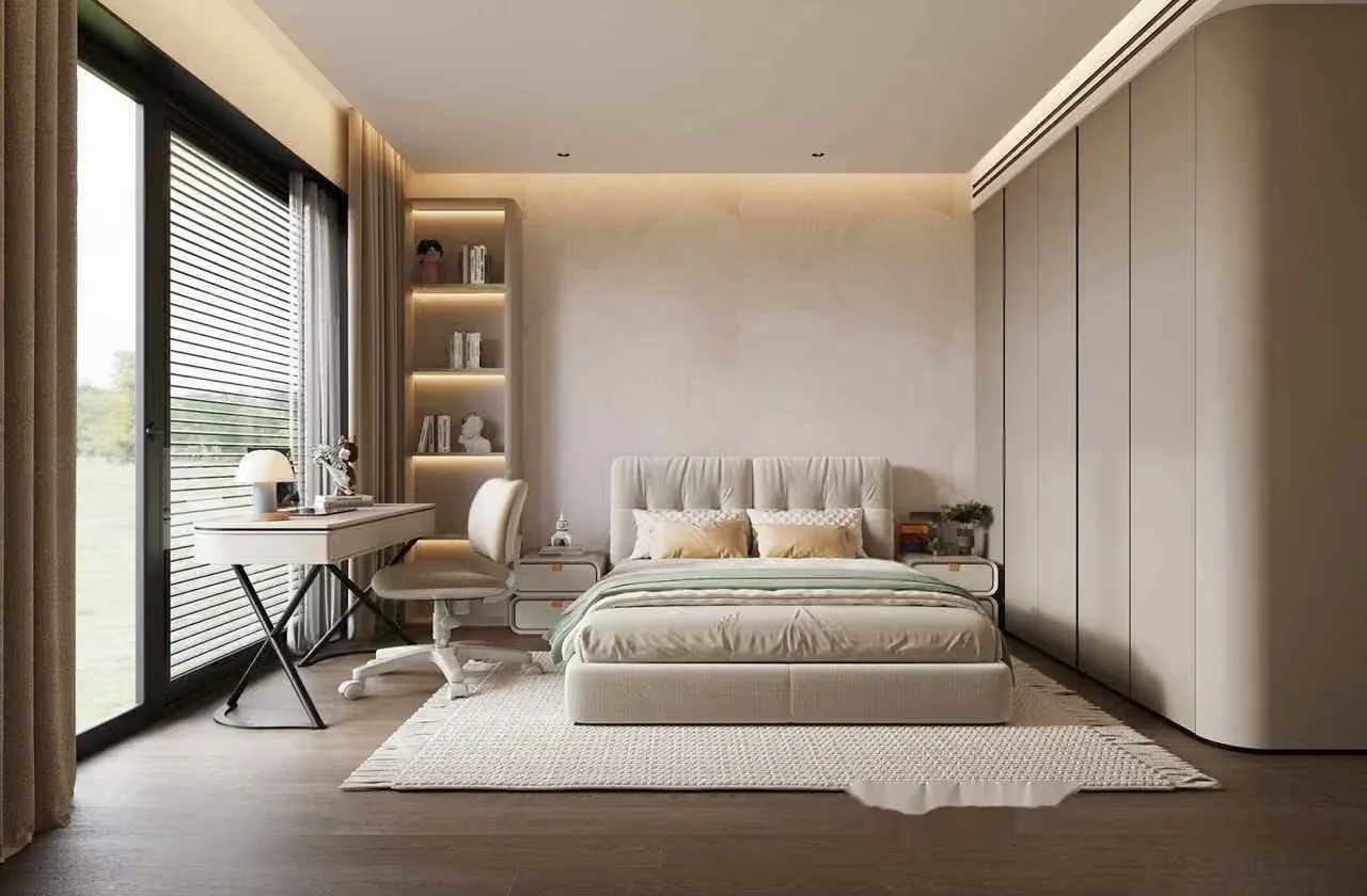 Modern Minimalist Bedroom 3D Model – 3227 – VRAY Render