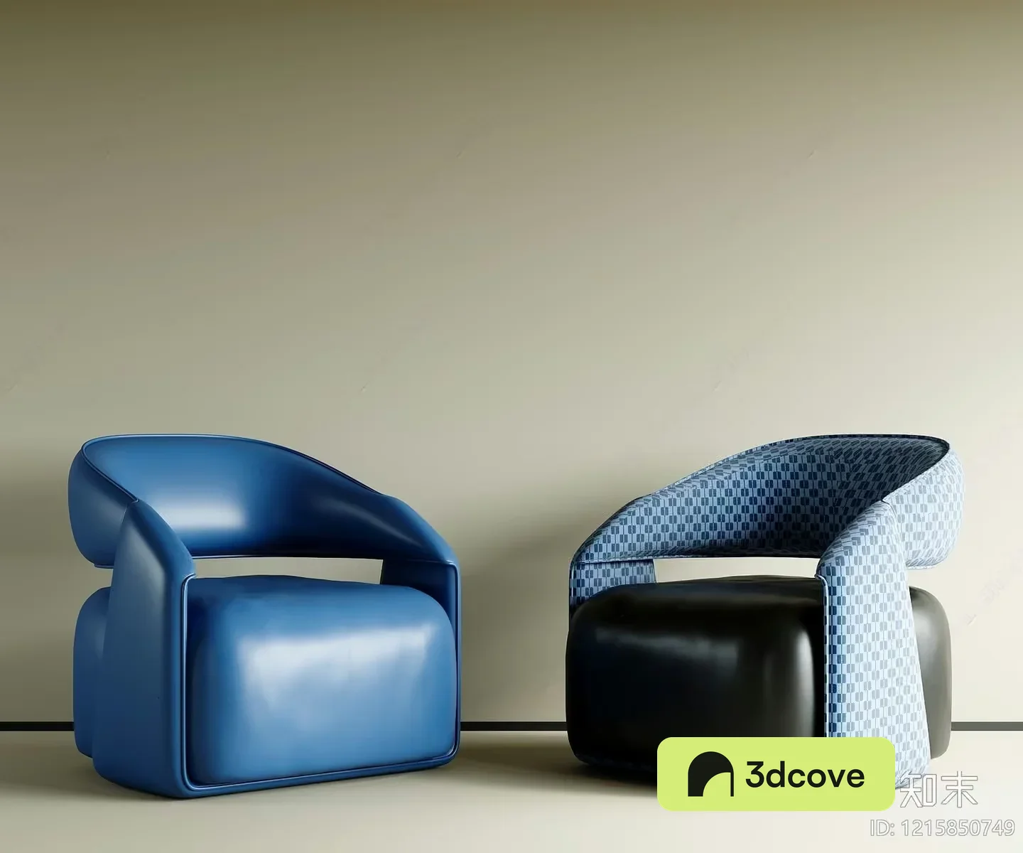 Blue And Black Chairs