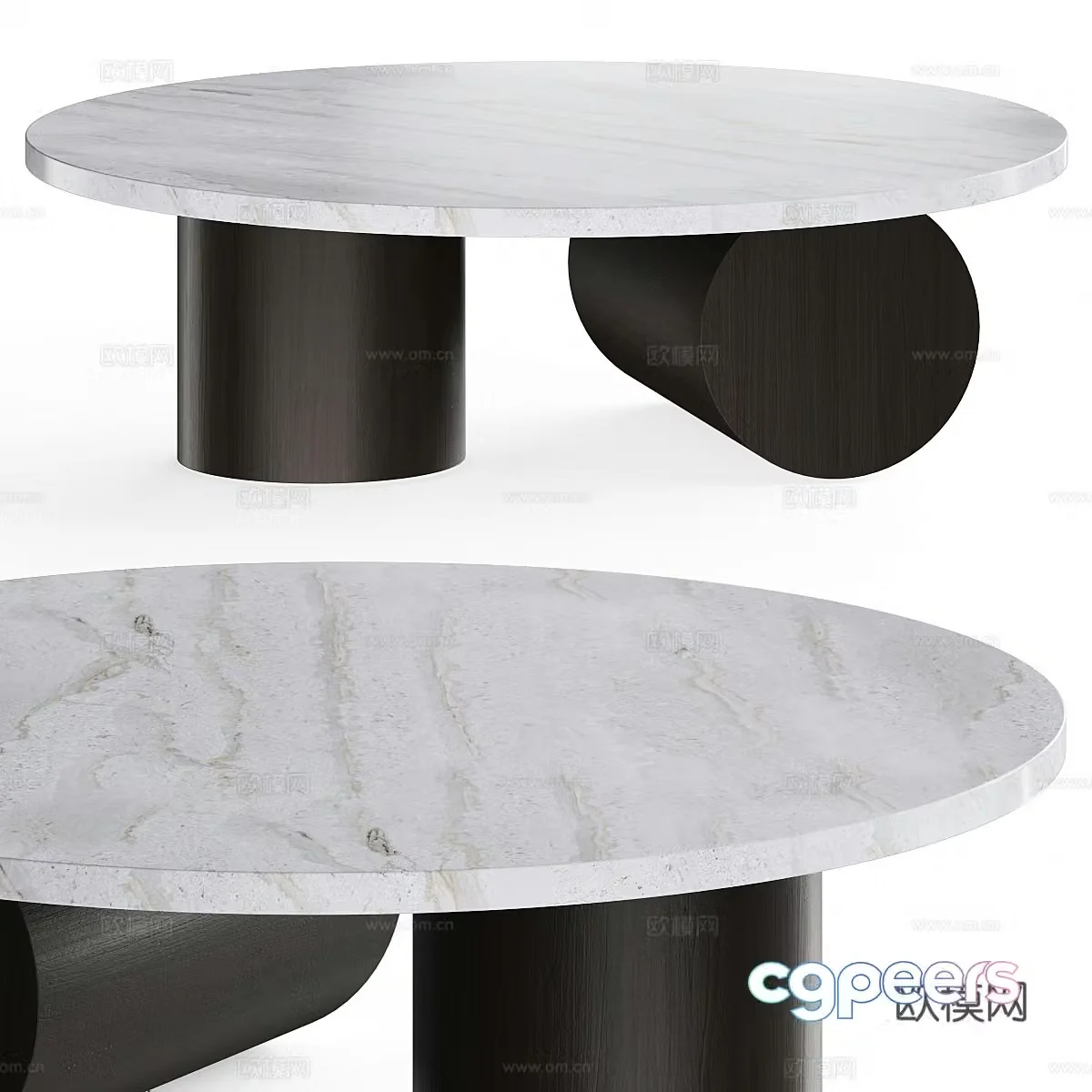 Modern Italian Arteries Torrington Coffee Table 3D Model