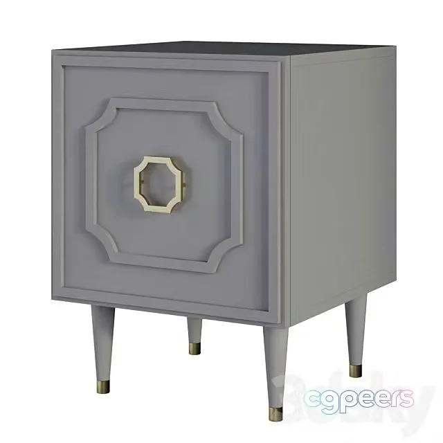3ds Max Free – Bedside table LOLY