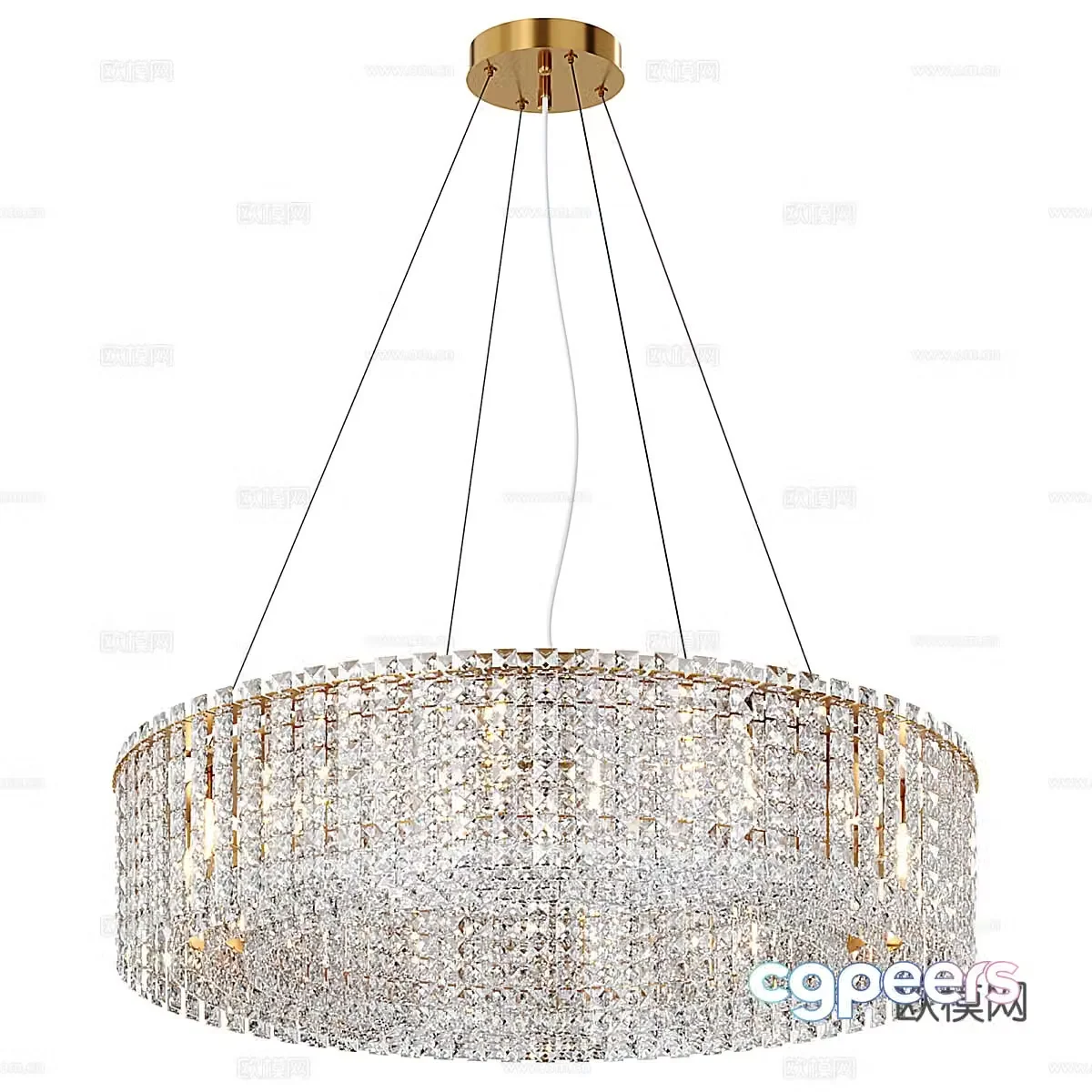 Modern simple chandelier chandelier simple chandelier dining chandelier living room chandelier 3d model